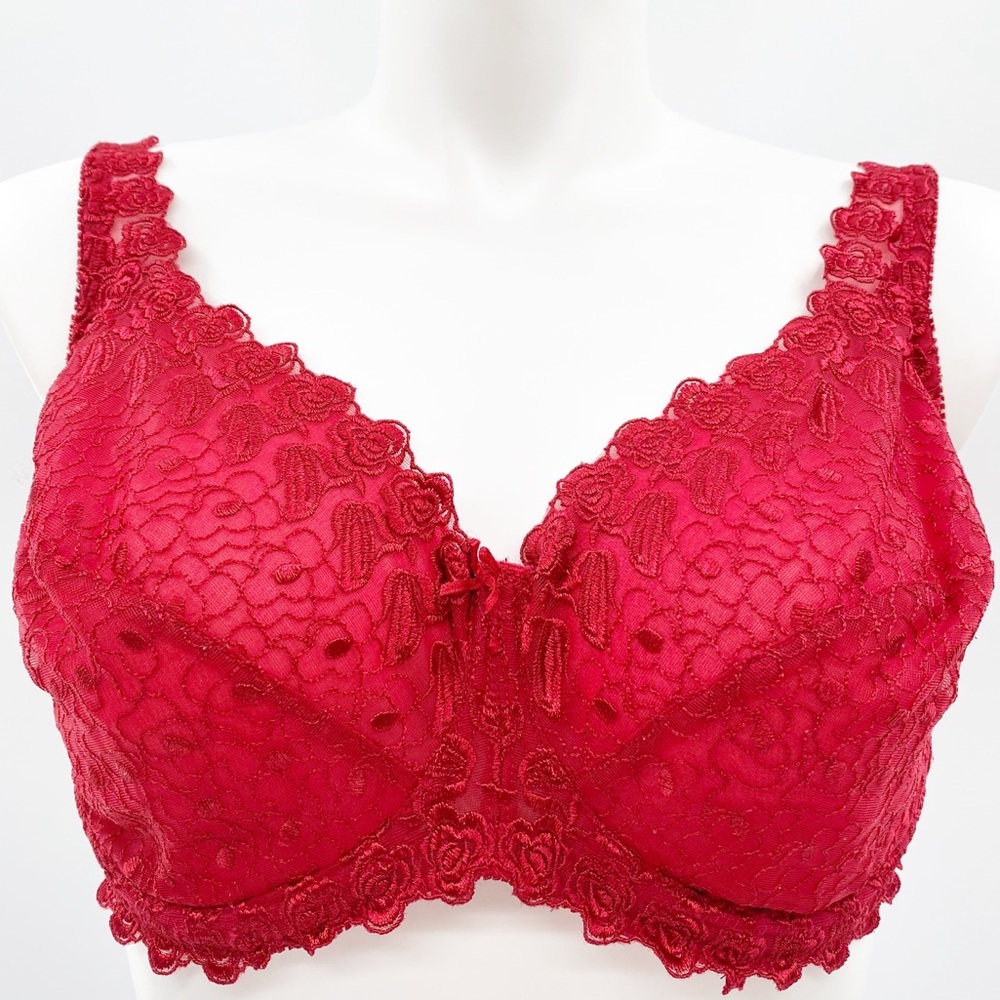 Amoureuse Bra Red Lace 42DD